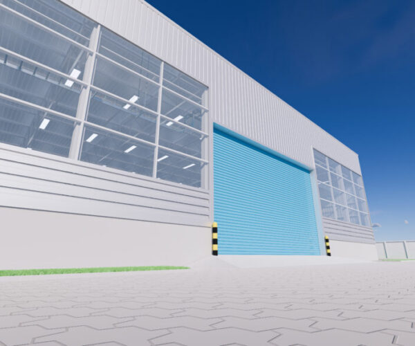 3d hangar exterior 3d hangar exterior